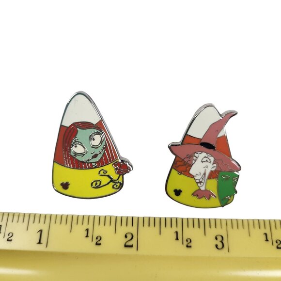 Sally & Shock Nightmare Before Christmas Candy Corn Disney Pins 2009 WDW - Picture 3 of 3